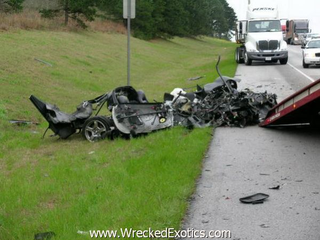 Illustration for article titled World's Fastest Super Car Crashes